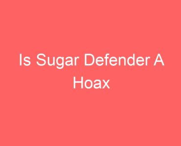 Is Sugar Defender A Hoax