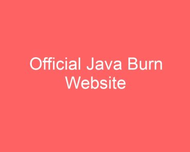 Official Java Burn Website