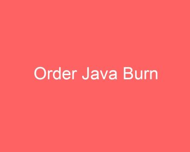 Order Java Burn