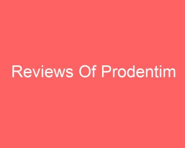 Reviews Of Prodentim